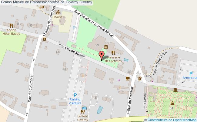 plan Musée De L'impressionnisme De Giverny Giverny Giverny