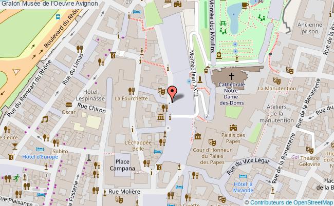plan Musée De L'oeuvre Avignon Avignon
