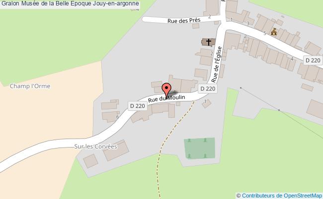 plan Musée De La Belle Epoque Jouy-en-argonne Jouy-en-argonne