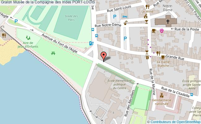 plan Musée De La Compagnie Des Indes Port-louis PORT-LOUIS