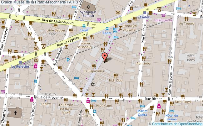 plan Musée De La Franc-maçonnerie Paris PARIS