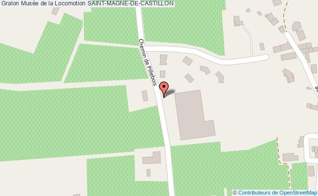 plan Musée De La Locomotion Saint-magne-de-castillon SAINT-MAGNE-DE-CASTILLON