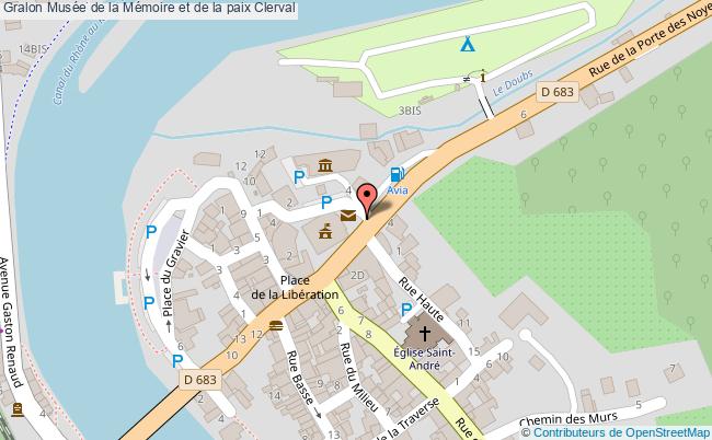 plan Musée De La Mémoire Et De La Paix Clerval Clerval