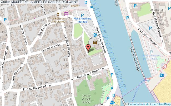plan Musee De La Mer Les Sables-d'olonne LES SABLES-D'OLONNE