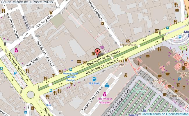 plan Musée De La Poste Paris PARIS