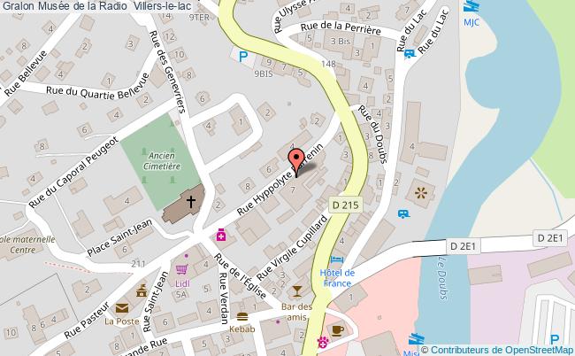 plan Musée De La Radio  Villers-le-lac Villers-le-lac