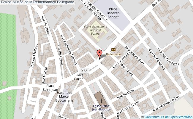 plan Musée De La Remenbranço Bellegarde Bellegarde