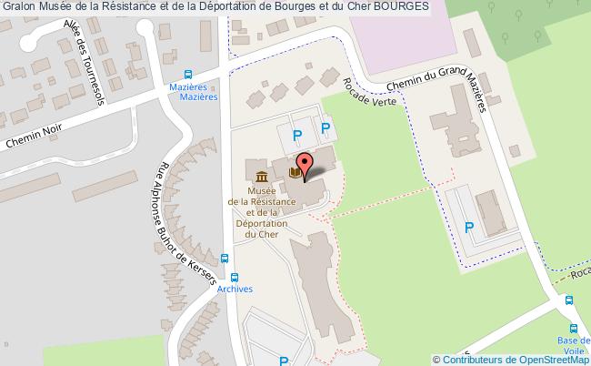 plan Musée De La Résistance Et De La Déportation De Bourges Et Du Cher Bourges BOURGES