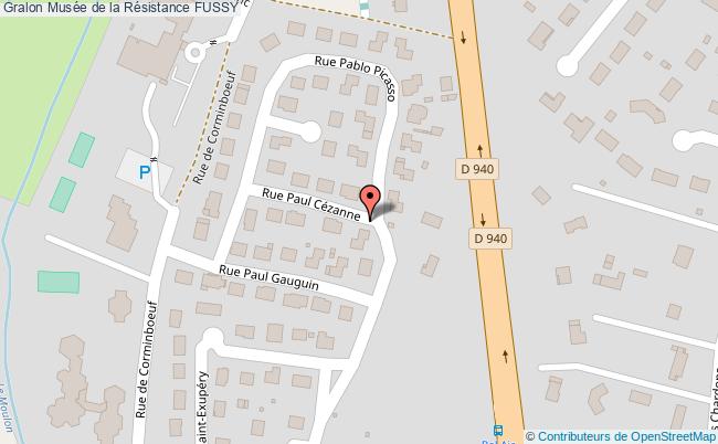 plan Musée De La Résistance Fussy FUSSY