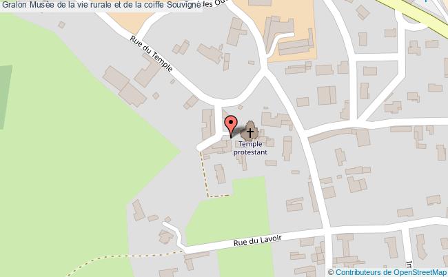 plan Musée De La Vie Rurale Et De La Coiffe Souvigné Souvigné