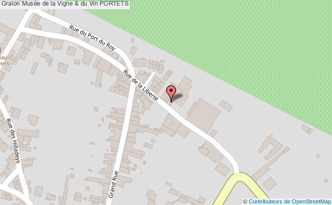 plan Musée De La Vigne & Du Vin Portets PORTETS