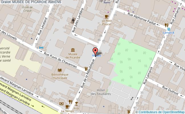 plan Musee De Picardie Amiens AMIENS