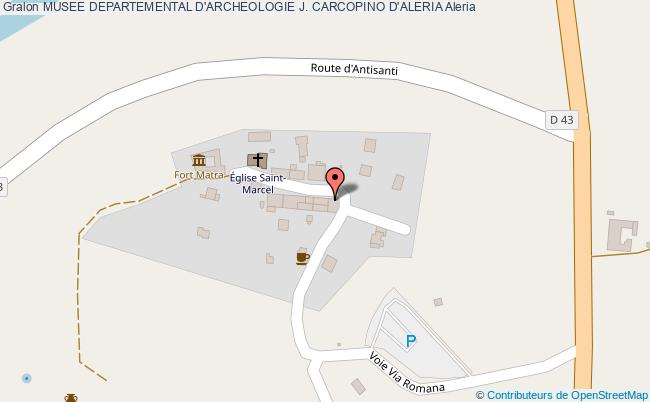 MUSEE DEPARTEMENTAL D'ARCHEOLOGIE J. CARCOPINO D'ALERIA