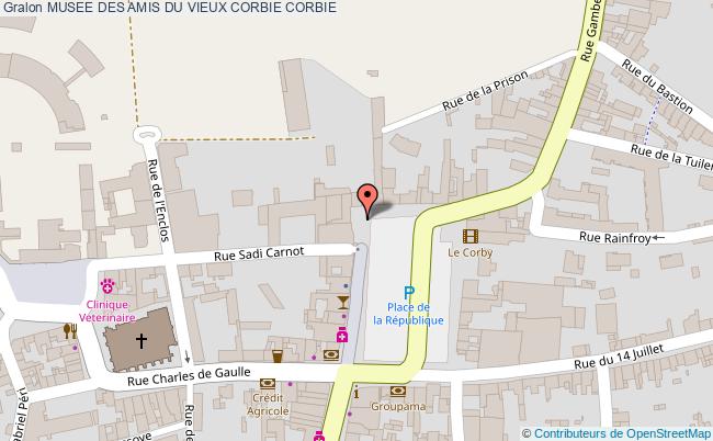 plan Musee Des Amis Du Vieux Corbie Corbie CORBIE