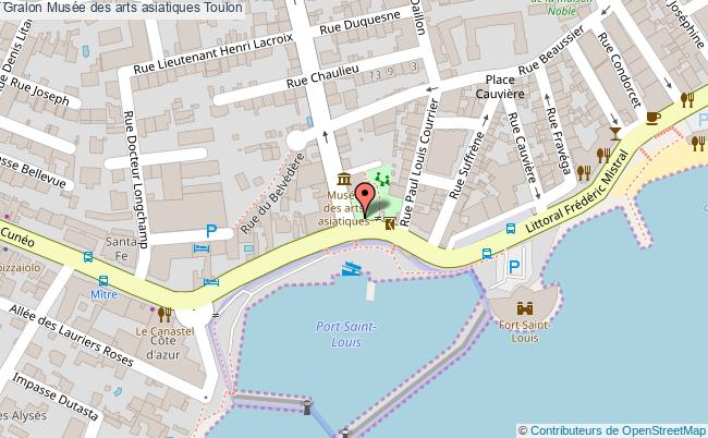 plan Musée Des Arts Asiatiques Toulon Toulon