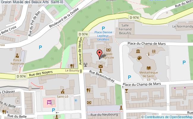 plan Musée Des Beaux Arts  Saint-lô Saint-lô