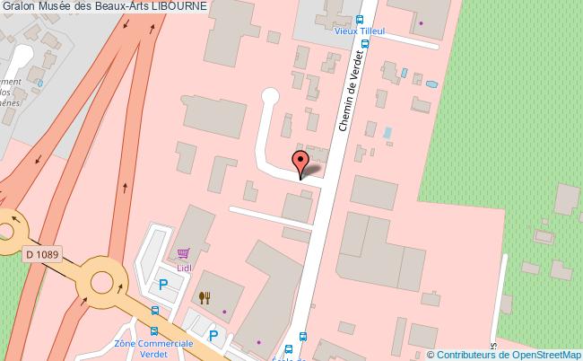 plan Musée Des Beaux-arts Libourne LIBOURNE