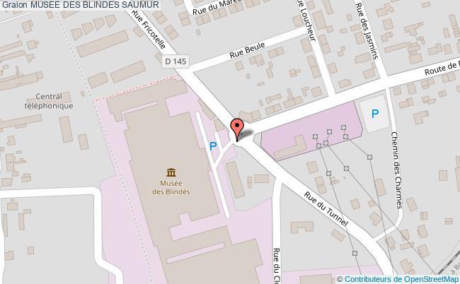 plan Musee Des Blindes Saumur SAUMUR