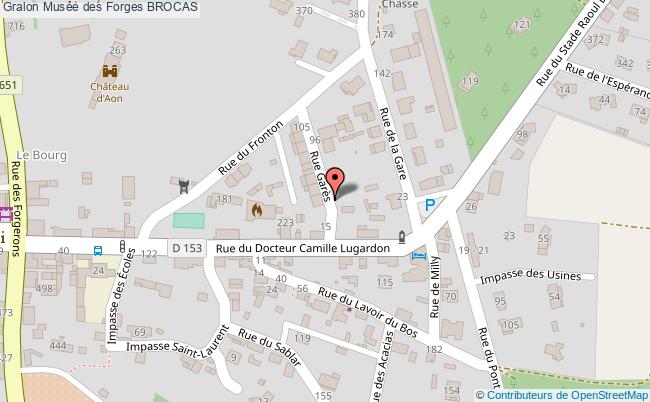 plan Musée Des Forges Brocas BROCAS