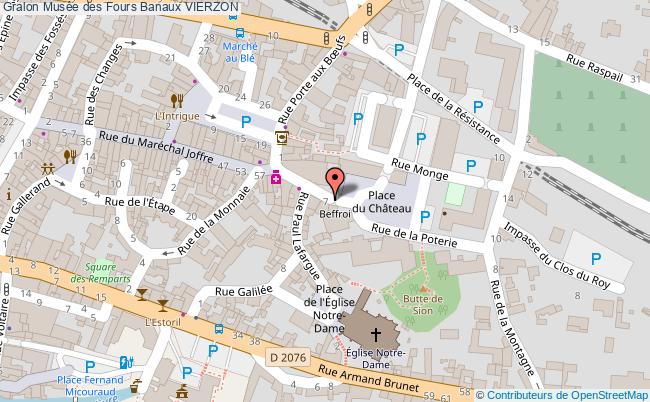 plan Musée Des Fours Banaux Vierzon VIERZON