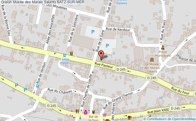 plan Musée Des Marais Salants Batz-sur-mer BATZ-SUR-MER