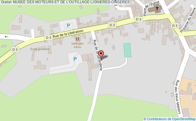 plan Musee Des Moteurs Et De L'outillage Lignieres-orgeres LIGNIERES-ORGERES