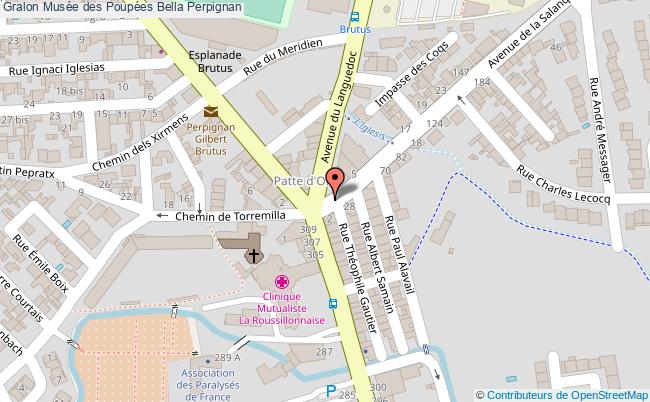 plan Musée Des Poupées Bella Perpignan Perpignan
