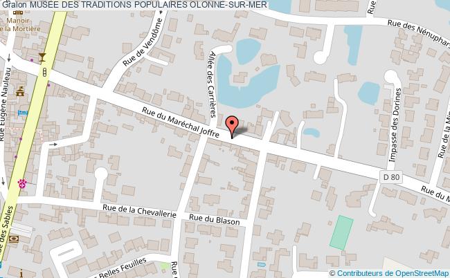 plan Musee Des Traditions Populaires Olonne-sur-mer OLONNE-SUR-MER
