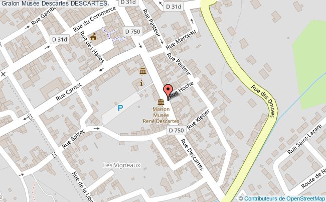 plan Musée Descartes Descartes DESCARTES