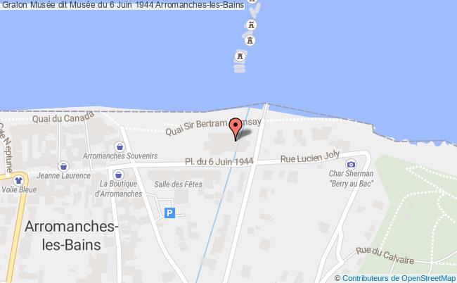plan Musée Dit Musée Du 6 Juin 1944 Arromanches-les-bains Arromanches-les-Bains