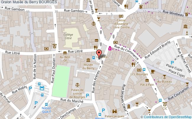 plan Musée Du Berry Bourges BOURGES