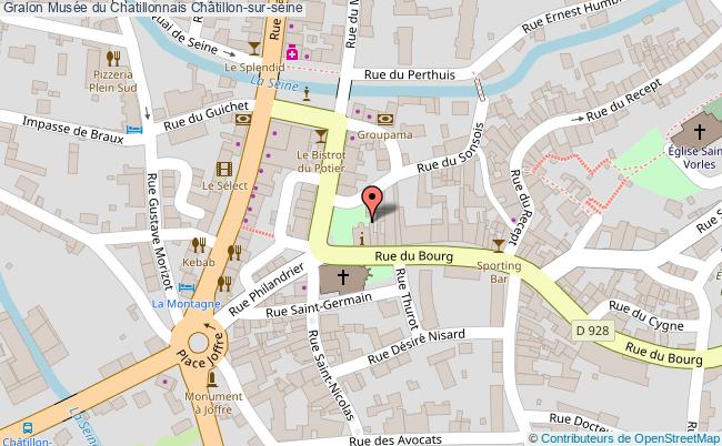 plan Musée Du Chatillonnais Châtillon-sur-seine Châtillon-sur-seine