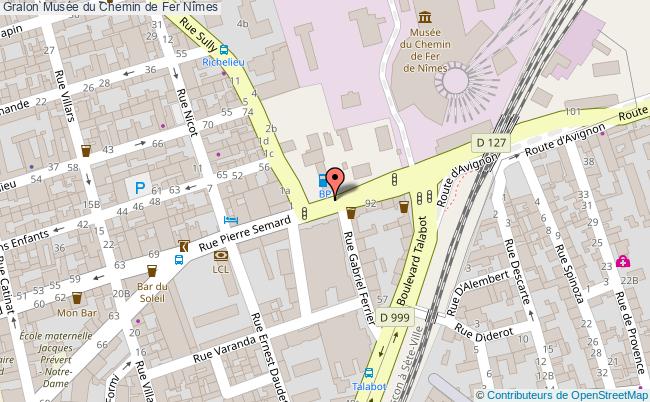 plan Musée Du Chemin De Fer Nîmes Nîmes