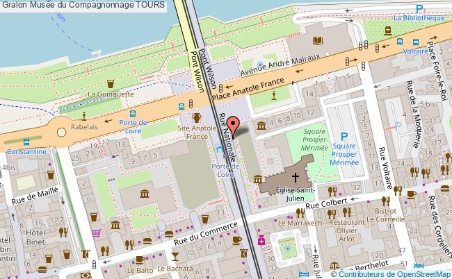 plan Musée Du Compagnonnage Tours TOURS