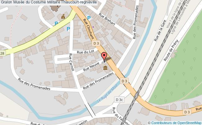 plan Musée Du Costume Militaire Thiaucourt-regniéville Thiaucourt-regniéville