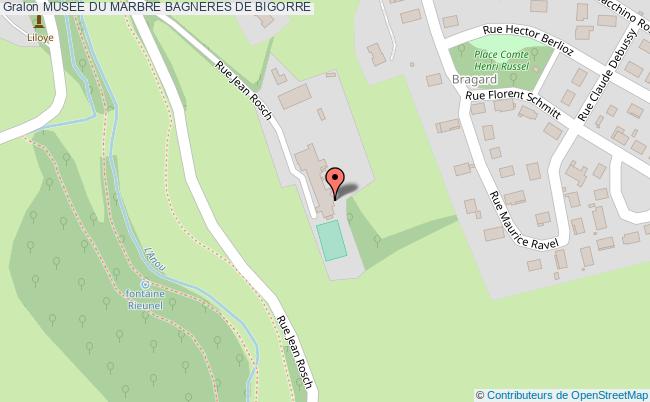 plan Musee Du Marbre Bagneres De Bigorre BAGNERES DE BIGORRE