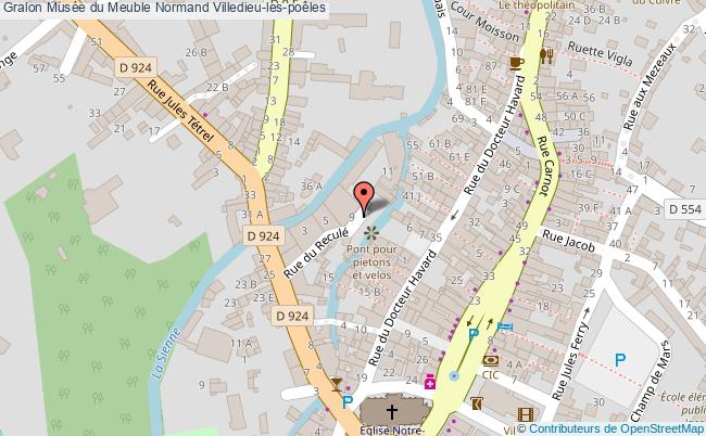 plan Musée Du Meuble Normand Villedieu-les-poêles Villedieu-les-poêles