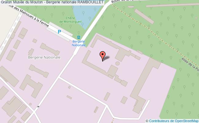 plan Musée Du Mouton - Bergerie Nationale Rambouillet RAMBOUILLET