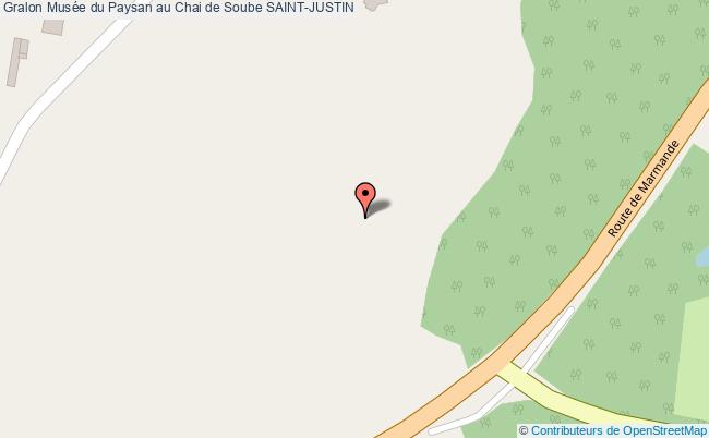 plan Musée Du Paysan Au Chai De Soube Saint-justin SAINT-JUSTIN