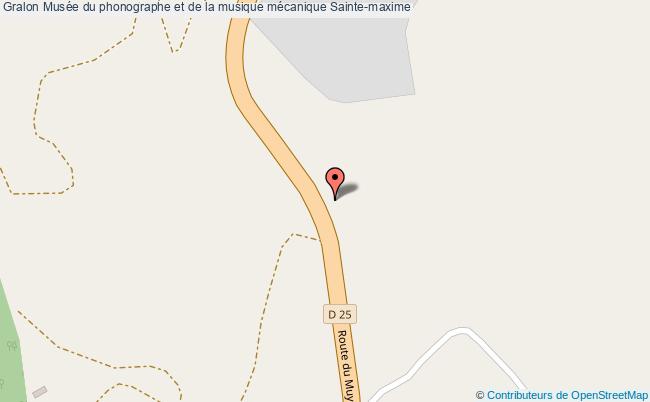 plan Musée Du Phonographe Et De La Musique Mécanique Sainte-maxime Sainte-maxime