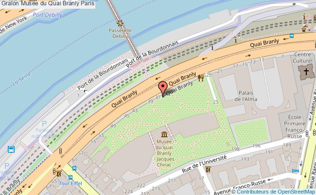 plan Musée Du Quai Branly Paris Paris