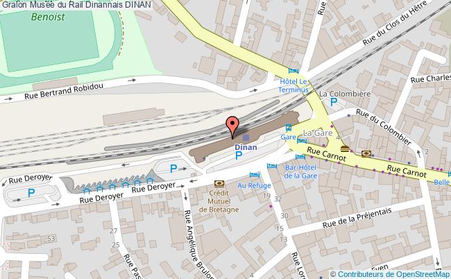 plan Musée Du Rail Dinannais Dinan DINAN