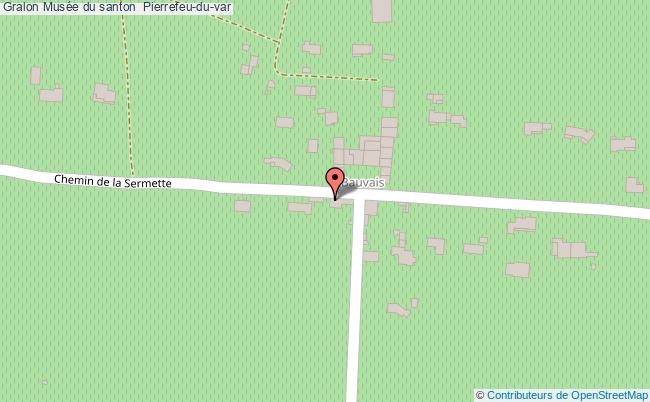 plan Musée Du Santon  Pierrefeu-du-var Pierrefeu-du-var