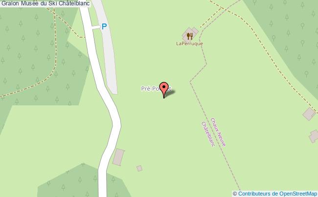 plan Musée Du Ski Châtelblanc Châtelblanc