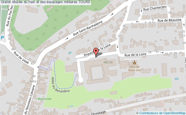 plan Musée Du Train Et Des équipages Militaires Tours TOURS