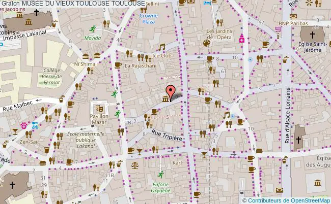 plan Musee Du Vieux Toulouse Toulouse TOULOUSE