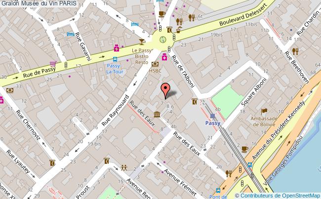 plan Musée Du Vin Paris PARIS