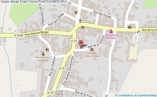 plan Musée Emile Chenon Chateaumeillant CHATEAUMEILLANT