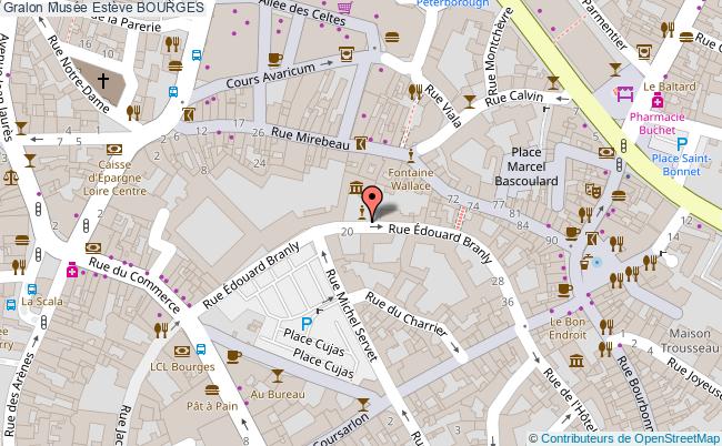 plan Musée Estève Bourges BOURGES