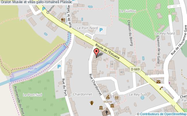 plan Musée Et Villas Gallo-romaines Plassac Plassac